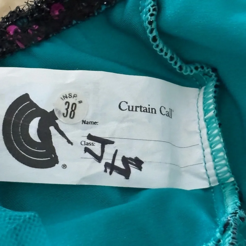 Enchanting Teal and Purple Dance Costume